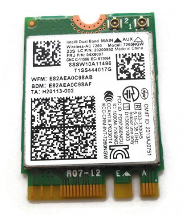 04X6007 - Lenovo Y50-70 Series WiFi + Bluetooth Wireless Card