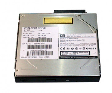 168003-9D1 - HP 8X SlimLine Multibay Internal IDE DVD-ROM Optical Drive for Proliant DL360 G2