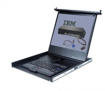 172319X - IBM 1U 19-inch Flat Panel Console Kit with Multi-Burner Drive