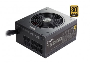 210-GQ-0750-V1 - EVGA 750 GQ 750-Watts ECO Mode Semi Modular NVIDIA SLI & Crossfire Ready 80+ Power Supply (Gold)
