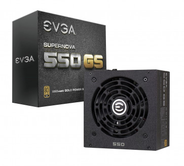 220-GS-0550-V1 - EVGA SuperNOVA 550 GS 550-W Continuous Power, ECO Mode Fully Modular NVIDIA SLI and Crossfire Ready 80+ Power Supply (Gold)