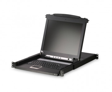 23K4802 - IBM 17-inch 1U Flat Panel Monitor Console Kit 1723-1UX (with U.S. Travel Keyboard)
