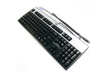 435302-001 - HP KB-0316 104-Key PS2 Keyboard (Black Silver)