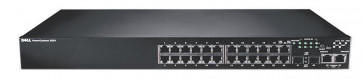 469-3412 - Dell PowerConnect 3524 24-Port 10/100-Base-T 2 x Gigabit SFP+ 10/100/1000 Manageable Stackable Ethernet Switch Rack-mountable