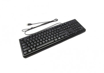 599859-371 - HP Black Slim Amalthea Wired PS/2 Keyboard with Volume Control