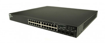 6224P - Dell PowerConnect 6224P 24-Port Layer 3 Gigabit PoE Switch with Rack Ears (Refurbished Grade A)