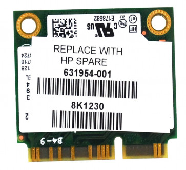 631954-001 - HP Broadcom 43228 Mini PCI-Express 802.11a/b/g/n Wireless LAN (WLAN) Network Interface Card