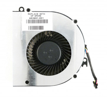 683651-001 - HP CPU Cooling Fan Assembly for ProBook 4440s Series Laptop PC