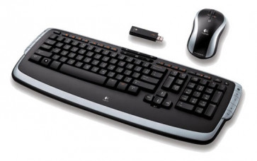 967670-0403 - Logitech Cordless Desktop LX710 Wireless Keyboard and Mouse
