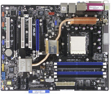 A8N32-SLI - ASUS NVIDIA nForce4 SLI x16 Chipset AMD Athlon 64 FX/ 64 X2/ 64/ Sempron Processors Support Socket 939 ATX Motherboard (Refurbished)