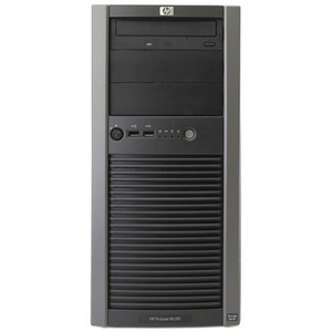 AG620A - HP ML310 G4 SAS Storage NAS Tower Server Intel Xeon 2.13GHz Dual Core Processor 2GB DDR2 RAM 4x146GB Hard Drive DVD+RW Gigabit Ethernet