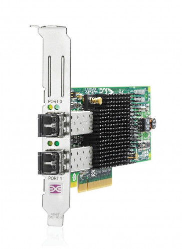 AJ763-63001 - HP StorageWorks 82E 8GB PCI-Express Dual-Port Fibre Channel (Short Wave) Host Bus Adapter