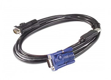 AP5253 - APC Keyboard / Video / Mouse (kvm) Cable 4 Pin Usb Type A Hd-15 Hd-15 6 Ft