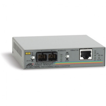 AT-MC102XL-40 - Allied Telesis 100Base-TX to 100Base-FX/SC mm 2km Media Converter
