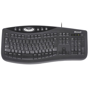 B2L-00002 - Microsoft Comfort Curve Keyboard 2000 USB QWERTY 104 Keys Black English (North America)