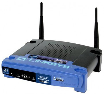 BEFW11S4 - Linksys 2.4GHz 4-Port 10/100Base-T 802.11b Wireless-B Broadband Router (Refurbished)