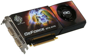 BFGRGTX275896OCE - BFG Tech BFG GeForce GTX 275 896MB 448-Bit GDDR3 PCI Express 2.0 x16 HDCP Ready SLI Support Video Graphics Card