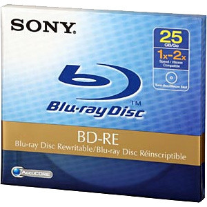 BNE25A - Sony 2x BD-RE Media - 25GB - 1 Pack