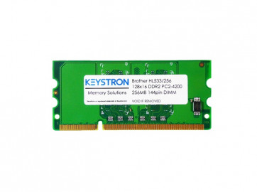 BRO-HL533/256 - Brother 256MB DDR2 16-Bit non-ECC Unbuffered 144-Pin DIMM Memory Module for Brother Printers