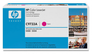 C9733A - HP Toner Cartridge (Magenta) for Color LaserJet 5500/5550 Series Printer