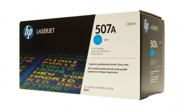 CE401A - HP 507A Cyan Toner Cartridge for LaserJet Enterprise M551 Series Color Laser Printers