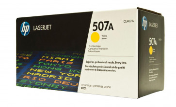 CE402A - HP 507A Yellow Toner Cartridge for LaserJet Enterprise M551 Series Color Laser Printers