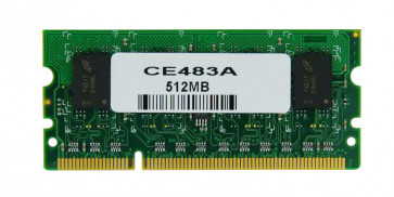CE48367901LP - HP 512MB DDR2 non-ECC Unbuffered 144-Pin SoDimm Memory Module for LaserJet P4015 Printer