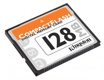 CF/128 - Kingston 128MB CompactFlash Type I Memory Card for Digital Cameras and PDAs OEMS