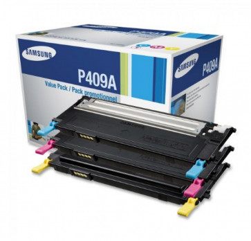CLT-P409A - Samsung Value Pack Toner Cartridges (Cyan, Magenta, Yellow) for CLP-315, CLP-315W, CLX-3170FN, CLX-3175FW Printers