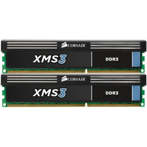 CMX8GX3M2A1600C9-A1 - Corsair 8GB Kit (2 X 4GB) DDR3-1600MHz PC3-12800 non-ECC Unbuffered CL11 240-Pin DIMM 1.35V Low Voltage Memory