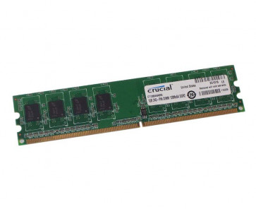 CT12864AA800 - Crucial Technology 1GB DDR2-800MHz PC2-6400 non-ECC Unbuffered CL6 240-Pin DIMM 1.8V Memory Module
