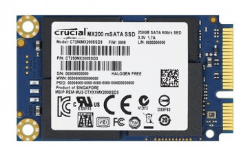 CT250MX200SSD3 - Crucial MX200 250GB mSATA 6Gb/s 1.8-Inch Solid State Drive