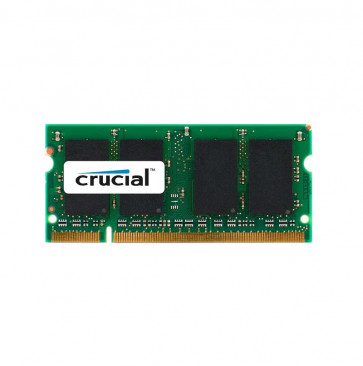 CT25664AC800 - Crucial Technology 2GB DDR2-800MHz PC2-6400 non-ECC Unbuffered CL6 200-Pin SoDimm 1.8V Memory Module