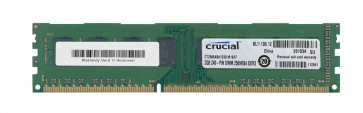 CT25664BA1339 - Crucial Technology 2GB DDR3-1333MHz PC3-10600 non-ECC Unbuffered CL9 240-Pin DIMM 1.35V Low Voltage Dual Rank Memory Module