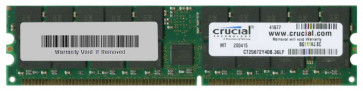 CT25672Y40B - Crucial Technology 2GB DDR-400MHz PC3200 ECC Registered CL3 184-Pin DIMM 2.5V Dual Rank Memory Module