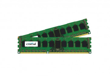CT2K4G3ERSLS8160B - Crucial 8GB Kit (2 x 4GB) DDR3-1600MHz PC3-12800 ECC Registered CL11 240-Pin DIMM 1.35V Low Voltage Single Rank Memory