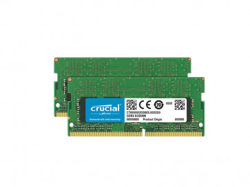 CT2K8G4SFS8266 - Crucial 16GB Kit (2 x 8GB) DDR4-2666MHz PC4-21300 non-ECC Unbuffered CL19 260-Pin SoDimm 1.2V Single Rank Memory
