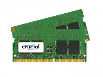 CT2K8G4TFS824A - Crucial 16GB Kit (2 X 8GB) DDR4-2400MHz PC4-19200 non-ECC Unbuffered CL17 260-Pin SoDimm Single Rank Memory