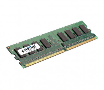 CT2KIT12864AA667 - Crucial Technology 2GB Kit (2 X 1GB) DDR2-667MHz PC2-5300 non-ECC Unbuffered CL5 240-Pin DIMM 1.8V Memory