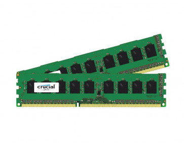 CT4098744 - Crucial Technology 16GB Kit (2 X 8GB) DDR3-1600MHz PC3-12800 ECC Unbuffered CL11 240-Pin DIMM 1.35V Low Voltage Memory Upgrade for Lenovo ThinkServer TS430