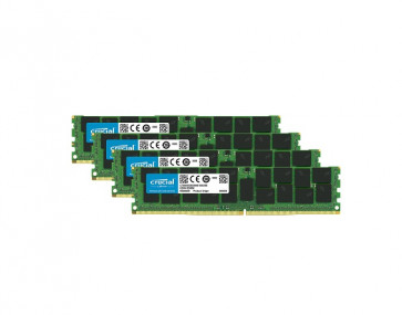 CT4K64G4LFQ4266 - Crucial 256GB Kit (4 X 64GB) DDR4-2666MHz PC4-21300 ECC Registered CL19 288-Pin LR-DIMM 1.2V Quad Rank Memory