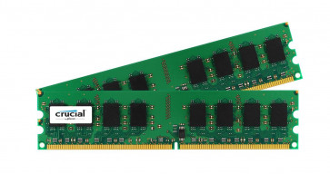 CT587631 - Crucial Technology 2GB Kit (2 X 1GB) DDR2-667MHz PC2-5300 non-ECC Unbuffered CL5 240-Pin DIMM 1.8V Memory for Dell Dimension E521 Desktop