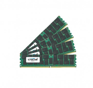 CT6224781 - Crucial 128GB Kit (4 x 32GB) DDR4-2133MHz PC4-17000 ECC Registered CL15 288-Pin Load Reduced DIMM Quad Rank Memory Upgrade for Lenovo ThinkServer RD550