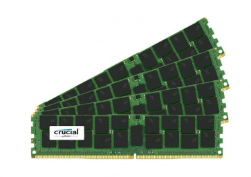 CT6228392 - Crucial Technology 128GB Kit (4 X 32GB) DDR4-2133MHz PC4-17000 ECC Registered CL15 288-Pin Load Reduced DIMM 1.2V Quad Rank Memory Upgrade for Supermicro SuperServer 1028U-TR4+ System