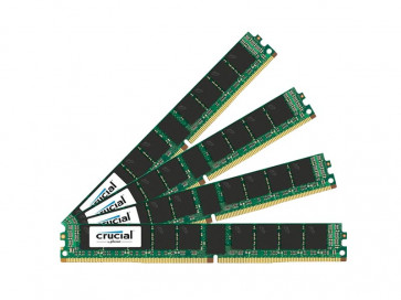 CT6230923 - Crucial Technology 64GB Kit (4 X 16GB) DDR4-2133MHz PC4-17000 ECC Registered CL15 288-Pin DIMM 1.2V Dual Rank Very Low Profile (VLP) Memory Upgrade for Tyan B7079F77CV10HR-X System