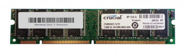 CT64M64S4D75 - Crucial Technology 512MB 133MHz PC133 non-ECC Unbuffered CL3 168-Pin DIMM 3.3V Memory Module