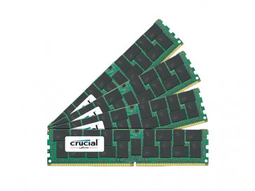 CT7095046 - Crucial Technology 128GB Kit (4 X 32GB) DDR4-2400MHz PC4-19200 ECC Registered CL17 288-Pin Load Reduced DIMM 1.2V Dual Rank Memory Upgrade for Supermicro SuperServer 1028GR-TRT System