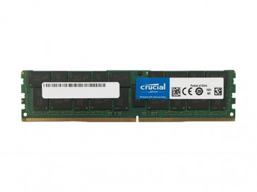 CT7154325 - Crucial Technology 64GB DDR4-2400MHz PC4-19200 ECC Registered CL17 288-Pin Load Reduced DIMM 1.2V Quad Rank Memory Module Upgrade for ASRock EP2C612D16-4L System