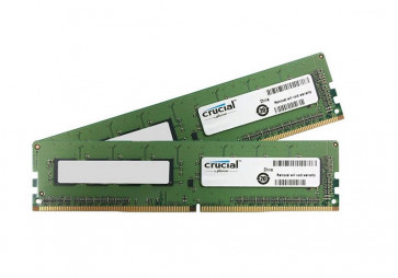 CT7757115 - Crucial 16GB Kit (2 x 8GB) DDR4-2400MHz PC4-19200 non-ECC Unbuffered CL17 288-Pin 1.2V Dual Rank Memory for Supermicro SuperServer 1019S-M2