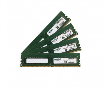 CT7757171 - Crucial 32GB Kit (4 x 8GB) DDR4-2400MHz PC4-19200 non-ECC Unbuffered CL17 288-Pin 1.2V Dual Rank Memory for Supermicro SuperServer 1019S-M2